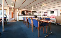 Passenger ship built in 1964, approved for 130 passengers.